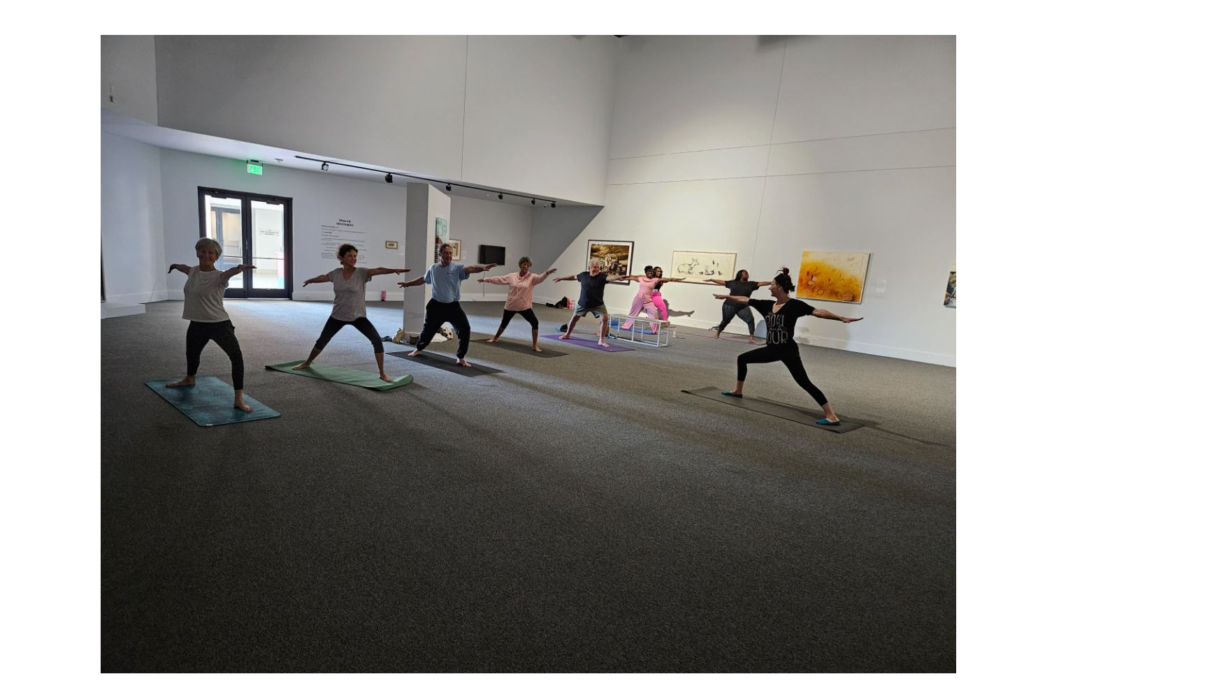 Yoga in the Gallery