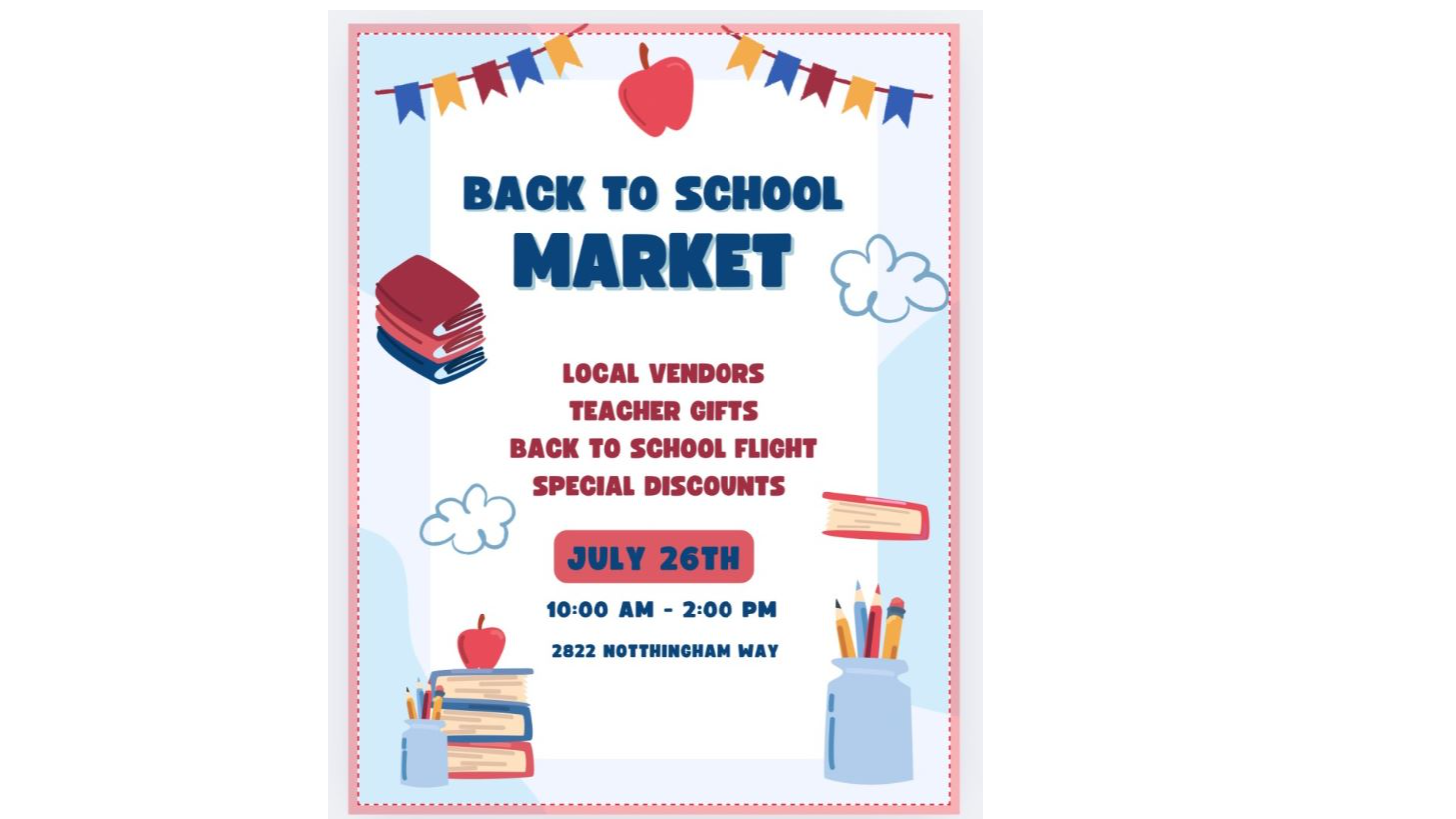 Back to School Market