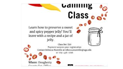 Pepper Jelly Canning Class