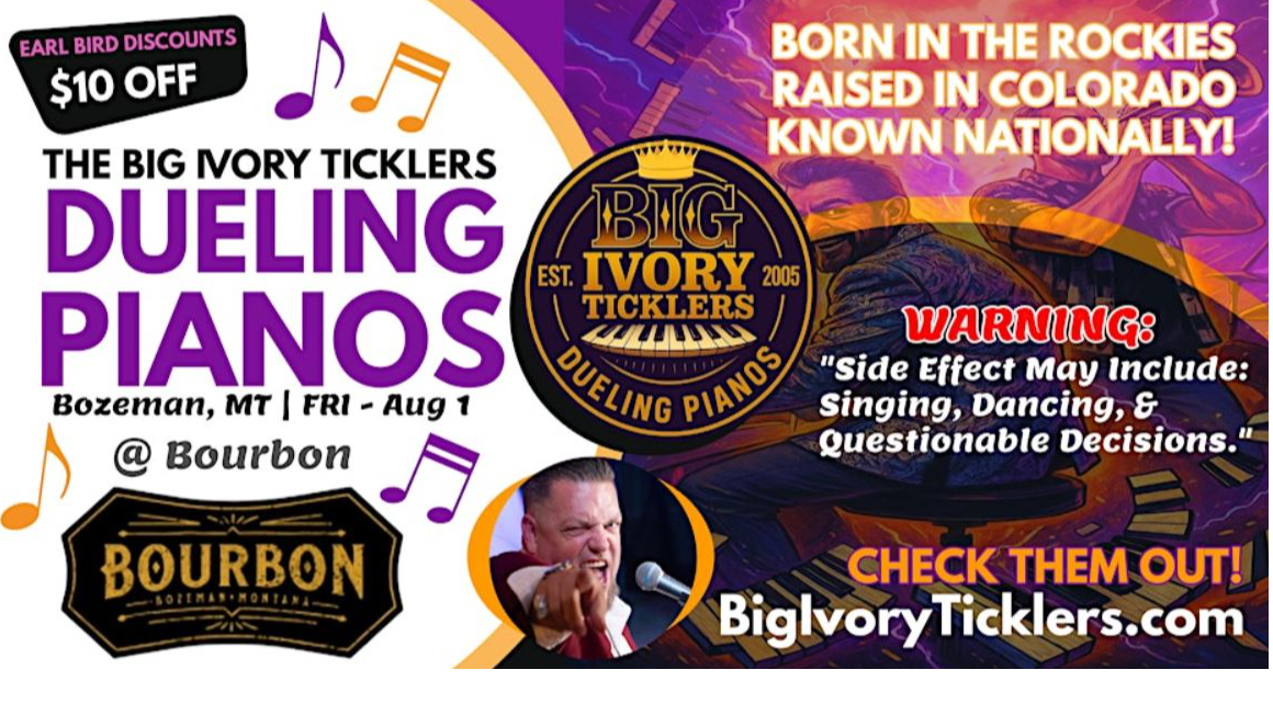 Big Ivory Ticklers - Dueling Pianos Official Tour | Bozeman, MT