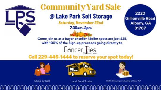 Lake Park Storage Community Yard Sale