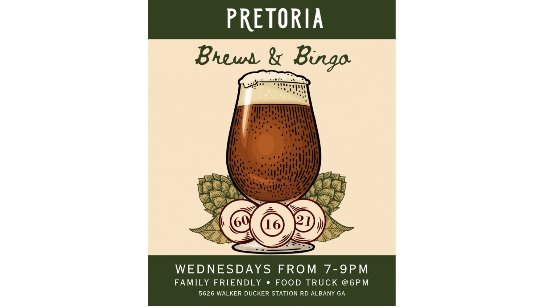 Wednesday Brews & Bingo