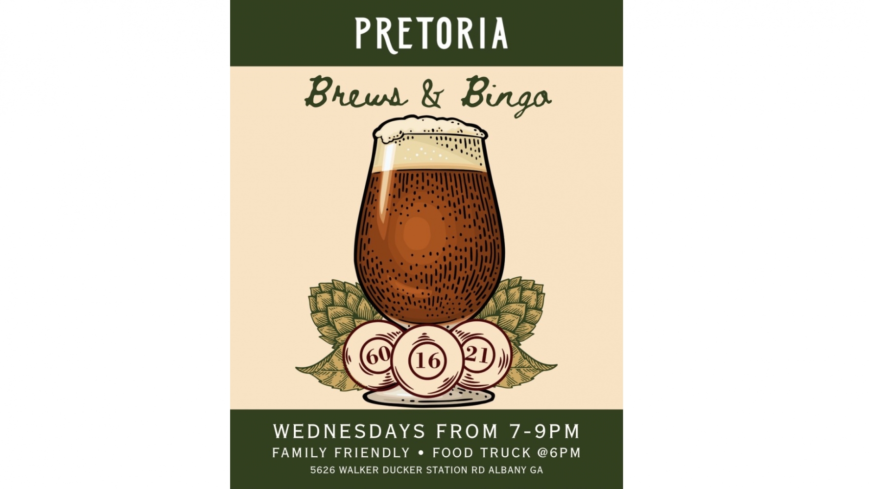 Wednesday Brews & Bingo