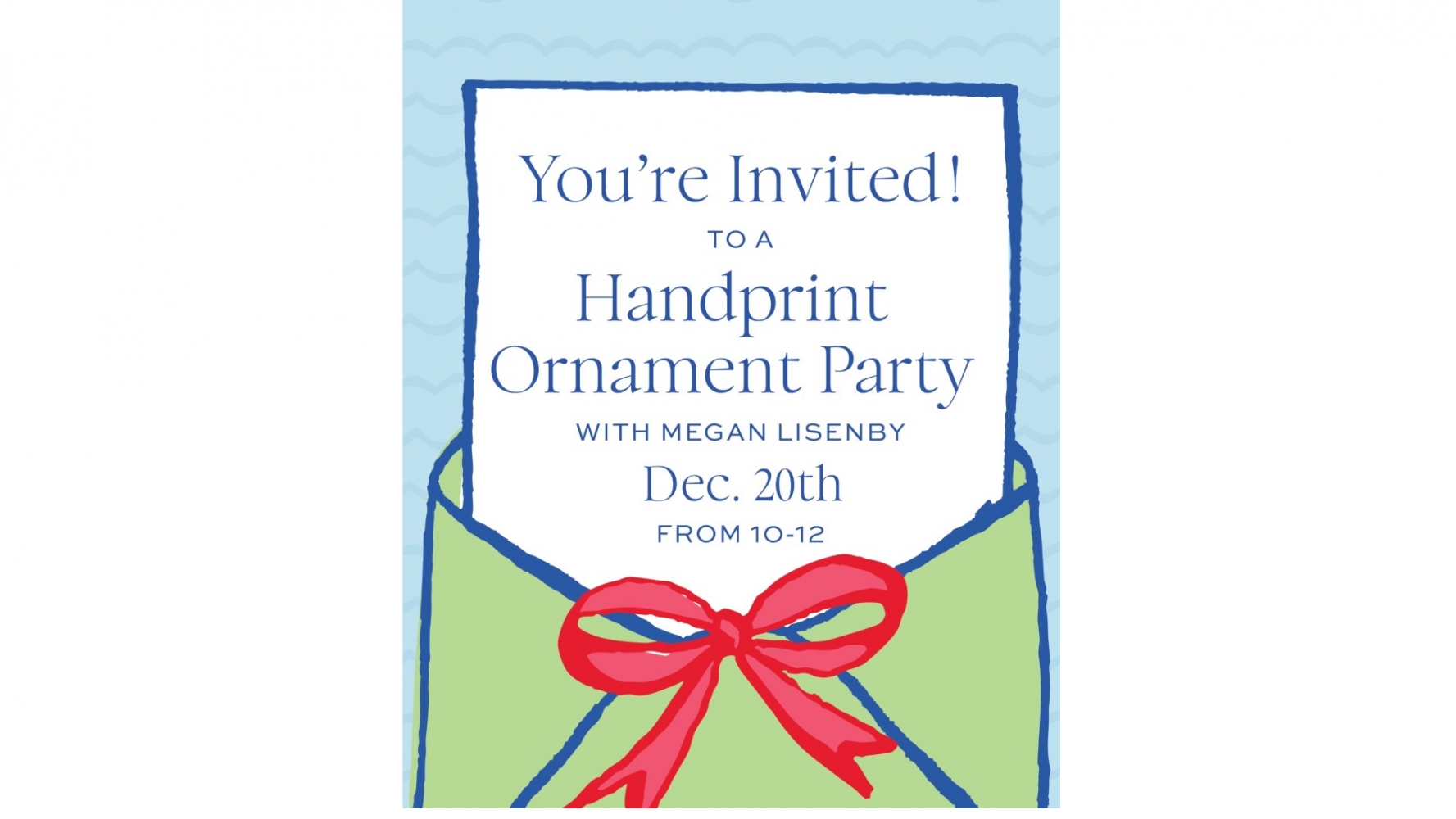 Handprint Ornament Party