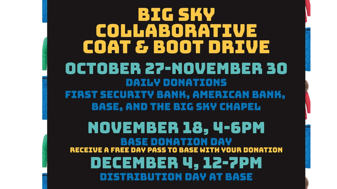 BASE: Big Sky Collaborative Coat & Boot Drive Distribution Day