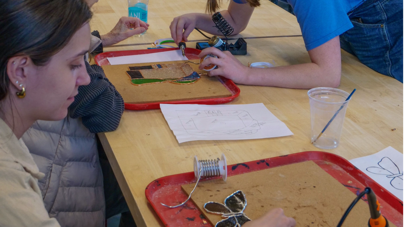 Stained Glass Open Studio: Saturdays 12-3 PM