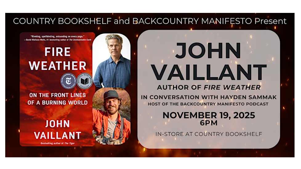 John Vaillant in Conversation with Hayden Sammak