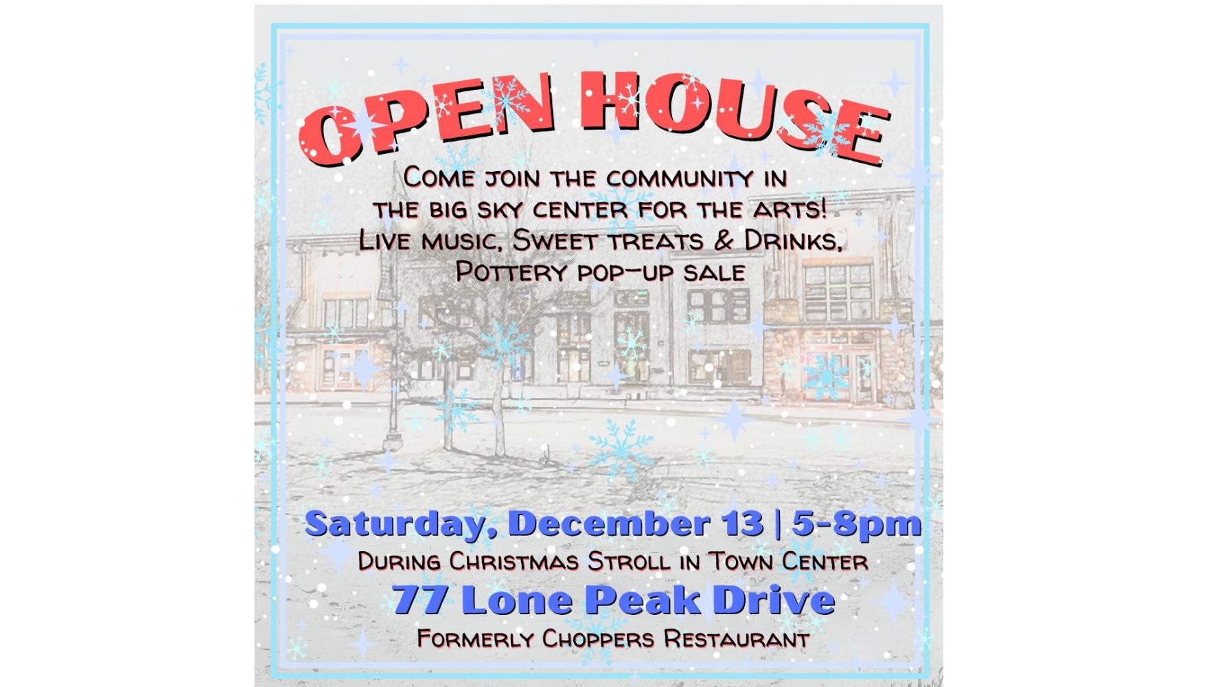 Christmas Stroll Open House