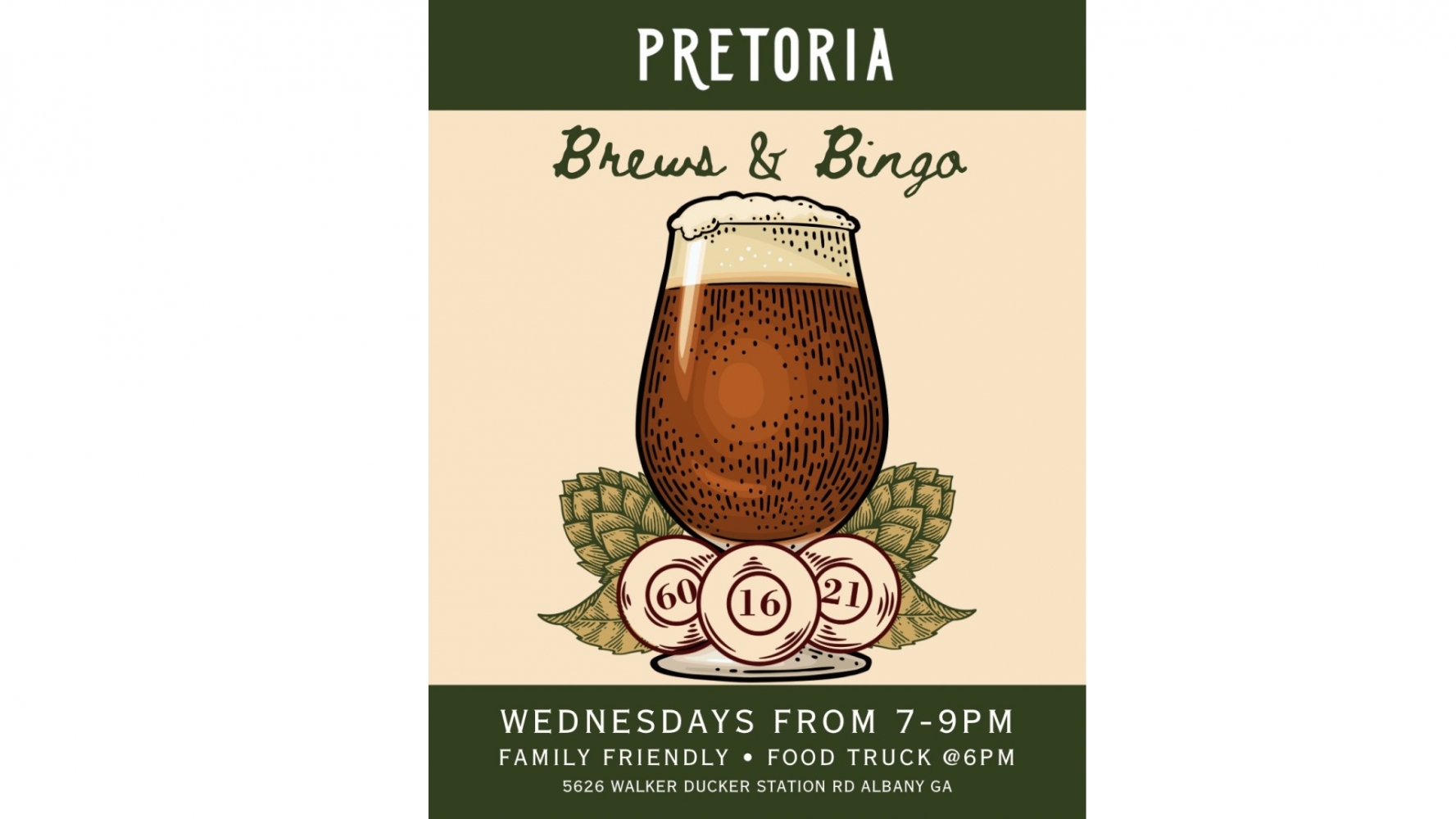 Wednesday Brews & Bingo