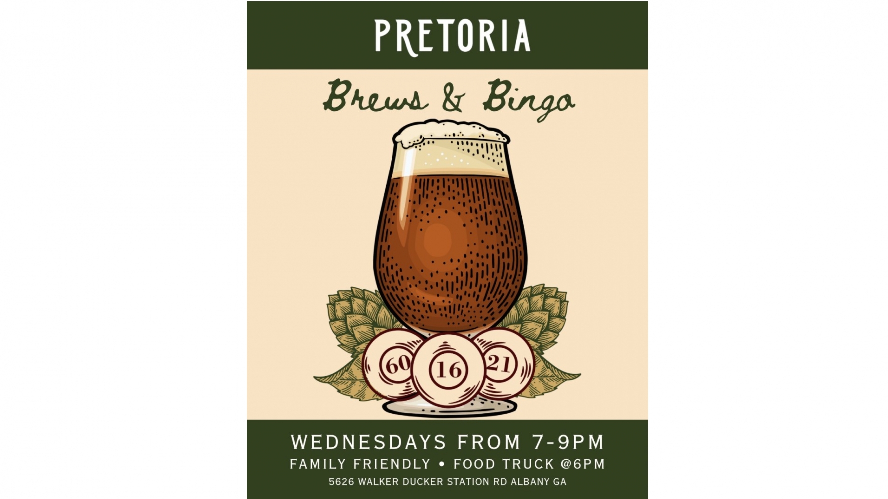 Wednesday Brews & Bingo