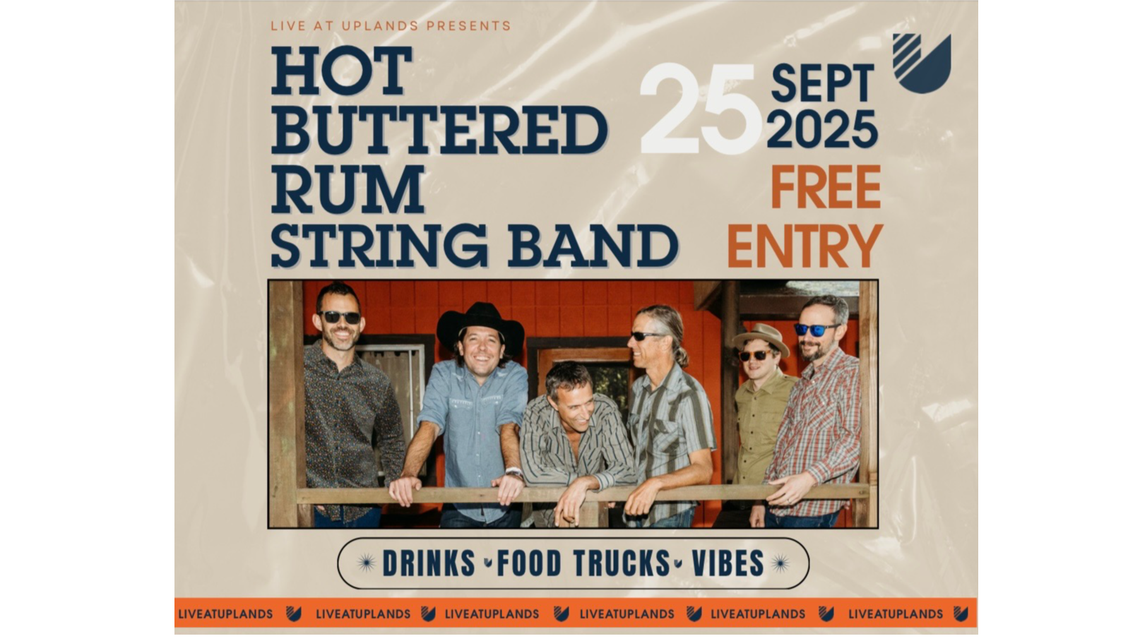 Uplands Presents a FREE CONCERT featuring Hot Buttered Rum String Band