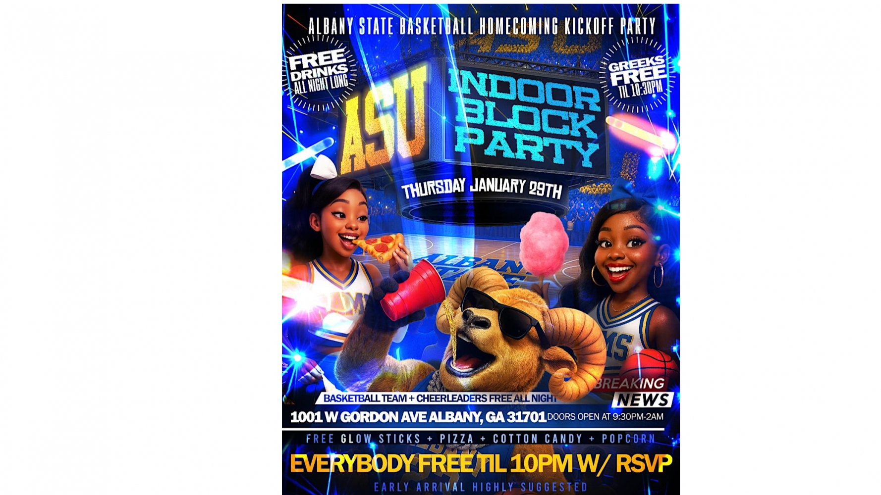 AMW PRESENTS ASU INDOOR BLOCK PARTY