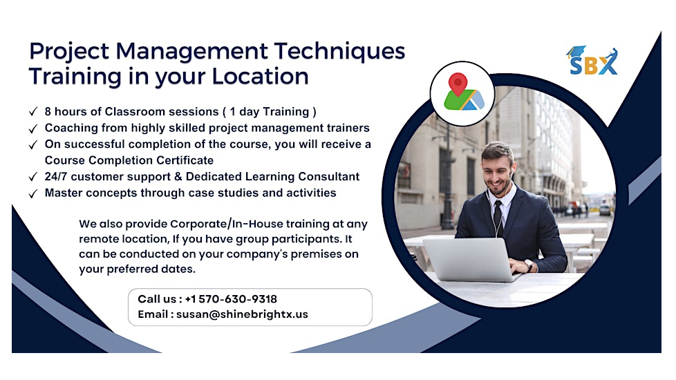 Project Management Techniques Training Course in Albany, GA