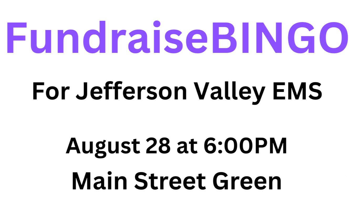 Benefit Bingo - Jefferson Valley EMS