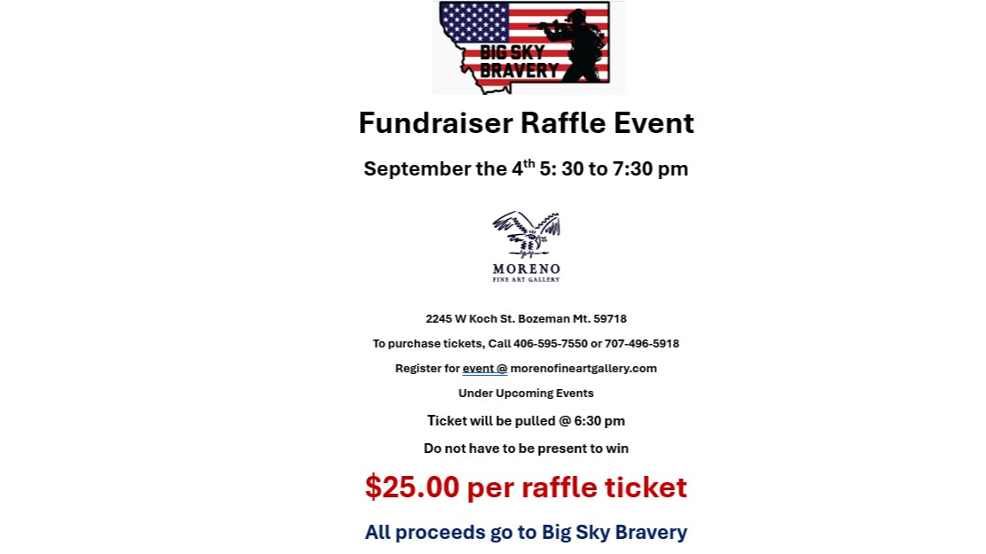 Big Sky Bravery Fundraiser & Raffle