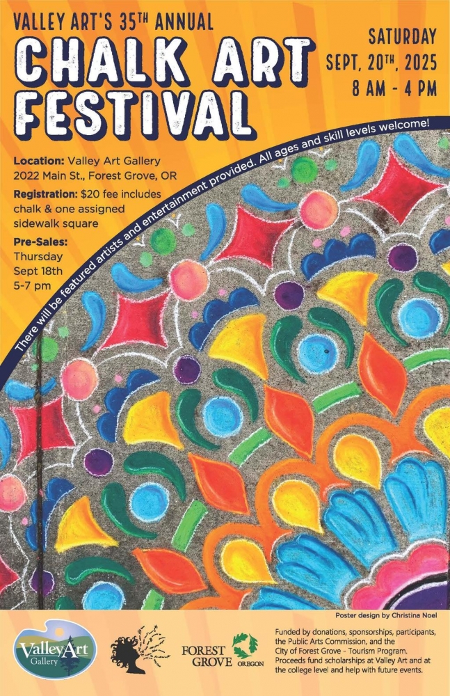 Valley Art Annual Sidewalk Chalk Art Festival