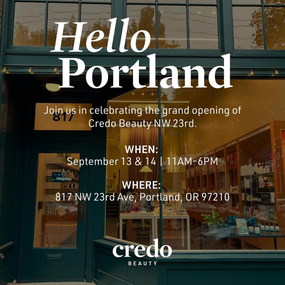 Grand Opening Weekend of Credo Beauty NW 23rd Portland