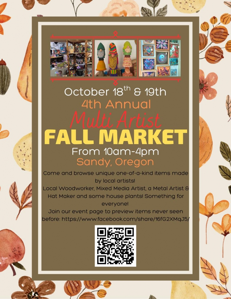 4th Annual Multi Artist Fall Market