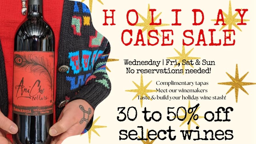 AniChe Cellars Holiday 50% Off Case Sale