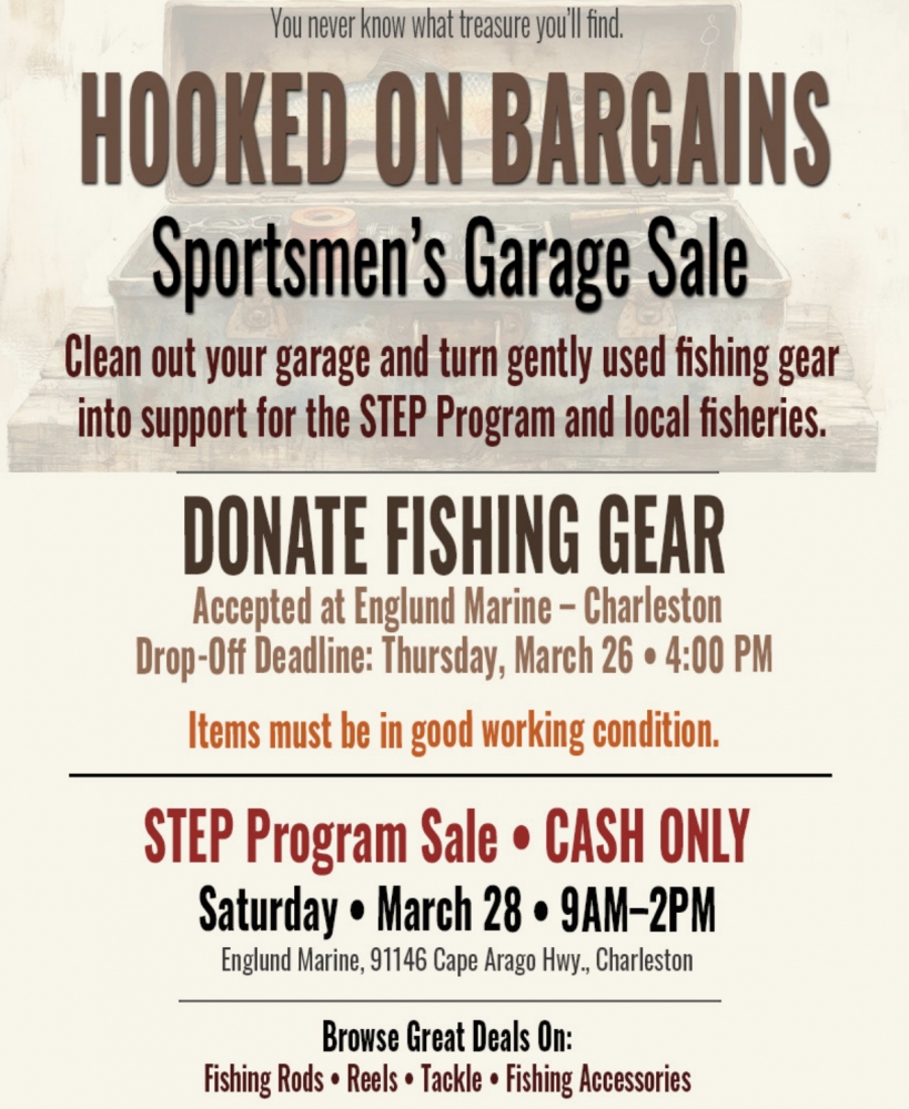 Hooked On Bargains - Sportsmen's Garage Sale