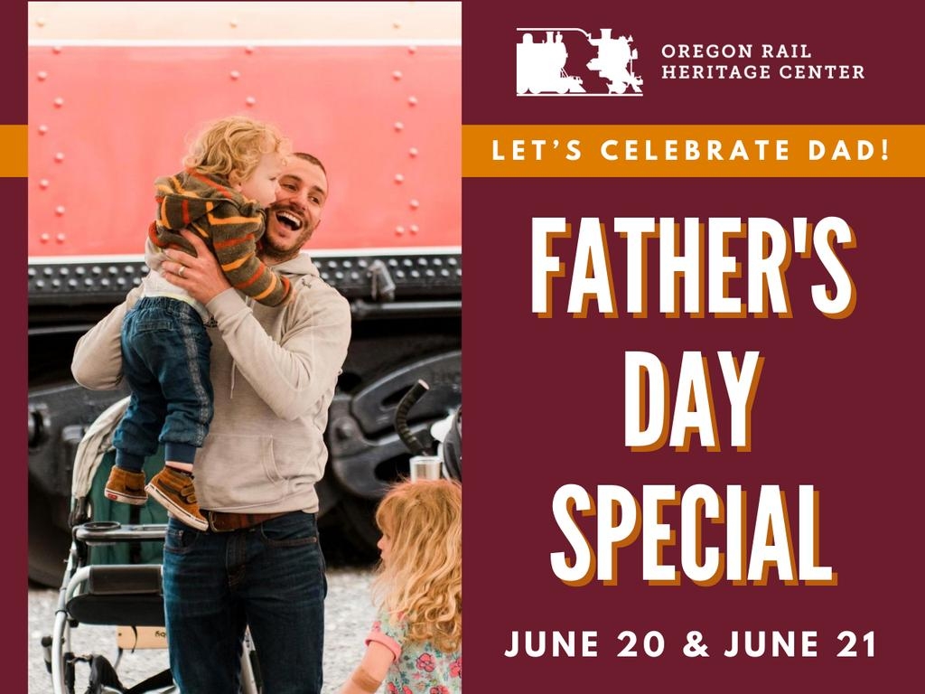Father’s Day Special Steam Train Ride at the Oregon Rail Heritage Center