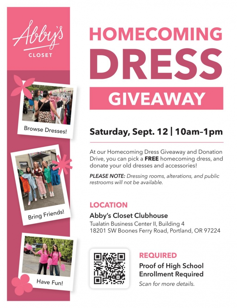 Abby's Closet FREE Homecoming Dress Giveaway