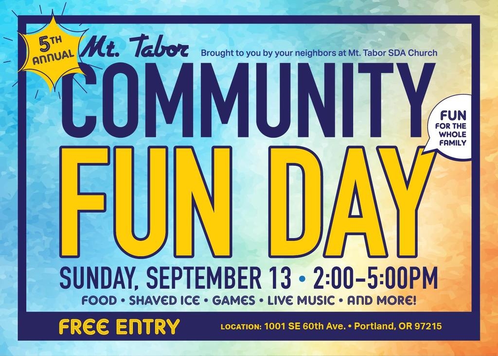 5th Annual Community Fun Day