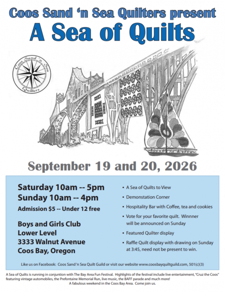 A Sea of Quilts by Coos Sand ‘n Sea Quilters
