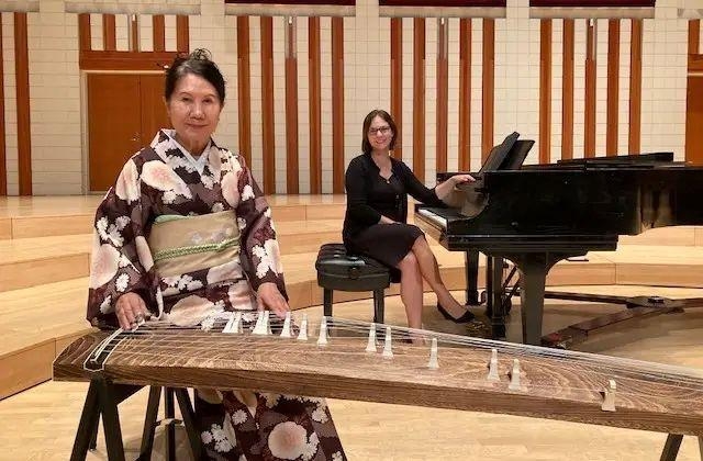 Halloween Koto and Piano Performance at Portland Japanese Garden