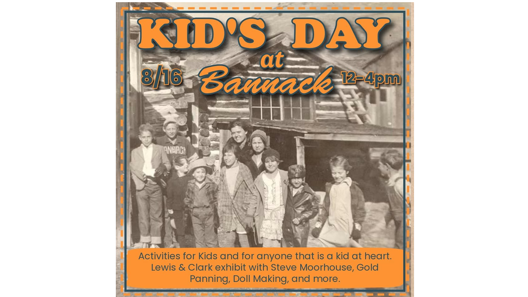 Kid's Day at Bannack