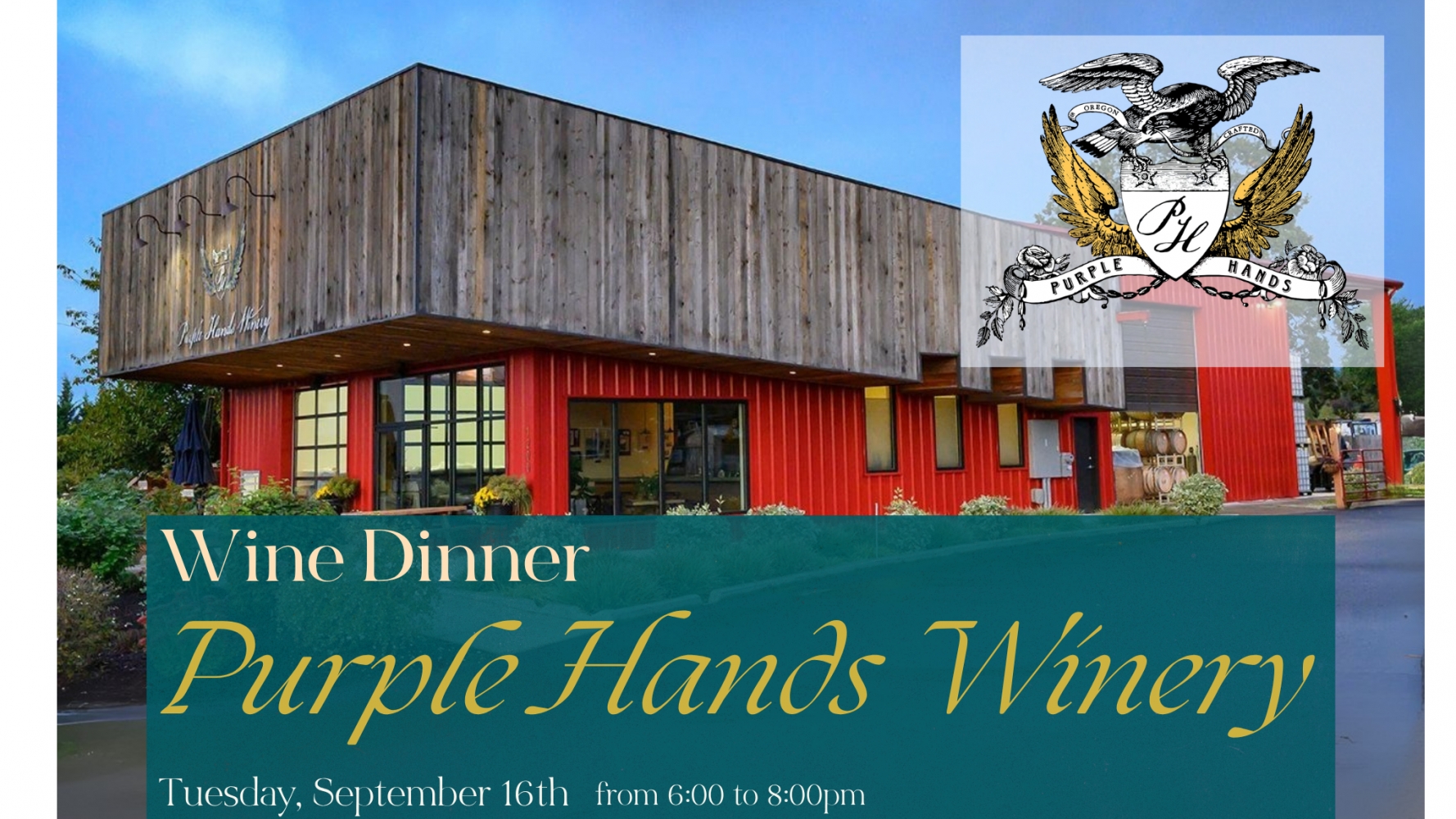 Purple Hands Wine Dinner at Brigade Downtown Bozeman