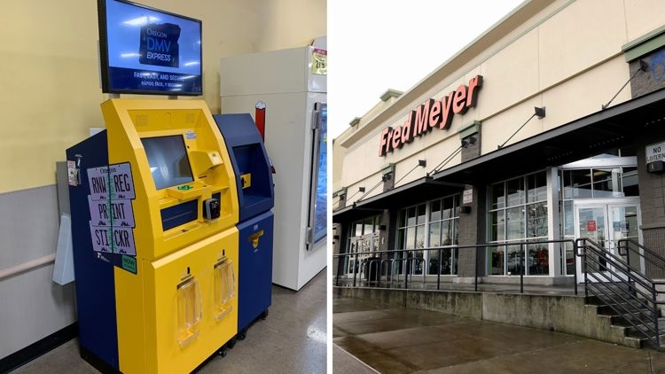 Oregon DMV rolls out 9 new self-service kiosks statewide in Fred Meyer stores