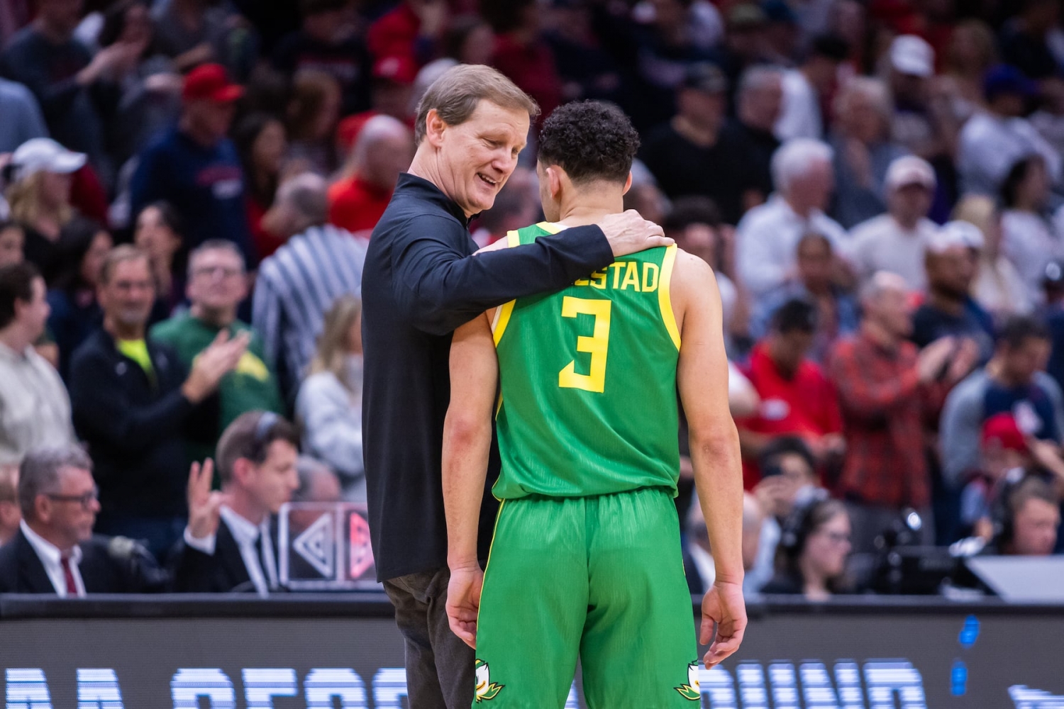 What Oregon’s Dana Altman, Jackson Shelstad, Nate Bittle said after losing to Arizona in NCAA Tournament