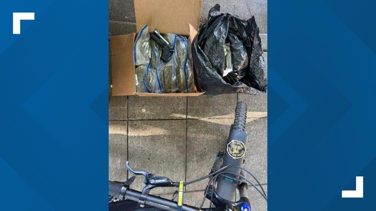 Portland police seize 14 pounds of cannabis in traffic stop