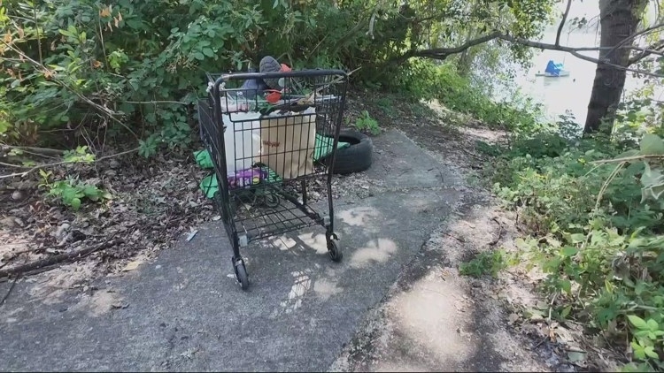 Ahead of Cathedral Park Jazz Festival, resident says he was attacked by dog at nearby homeless camp