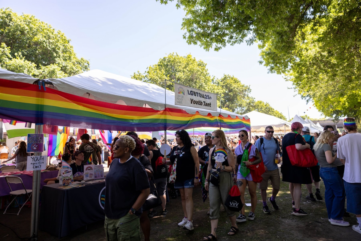 Hundreds celebrate Pride at the Portland Waterfront