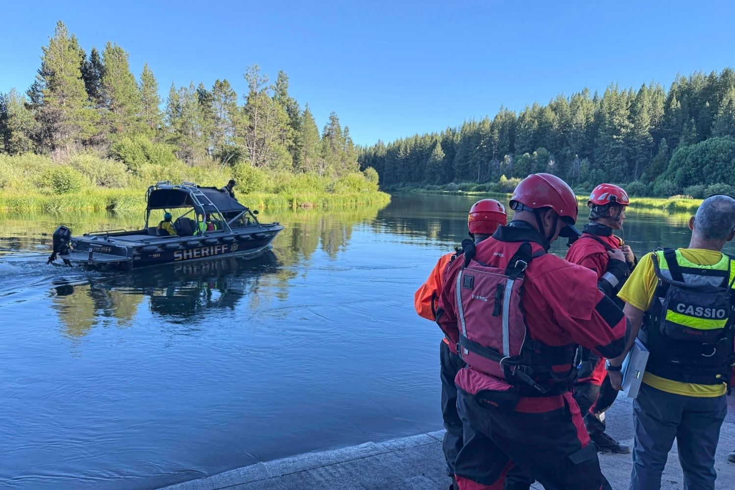 Oregon authorities are still searching for 1 missing after a fatal waterfall accident