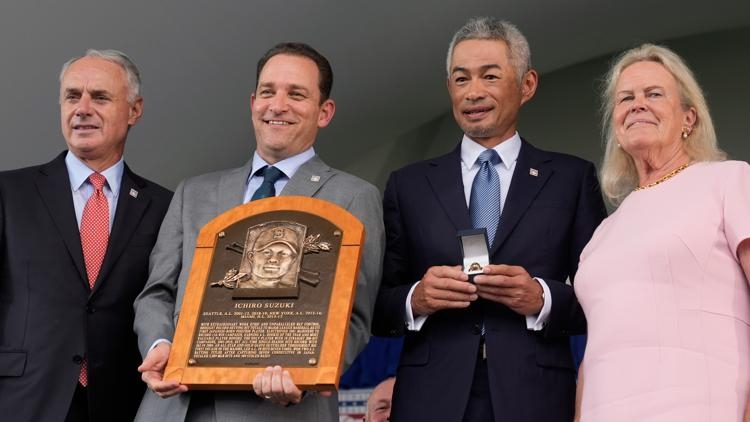 Mariners legend Ichiro Suzuki inducted into the Baseball Hall of Fame