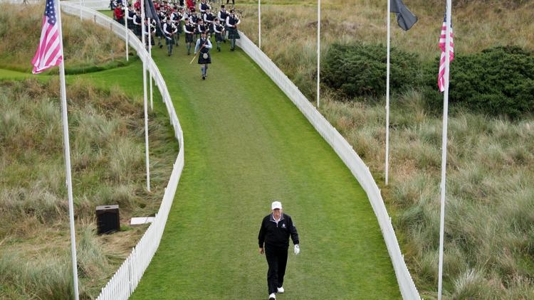 Trump opens new golf course in Scotland, calls it 'unbelievable'