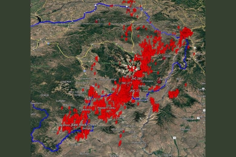 USFS report seven new lightning caused fires in Northeast Oregon
