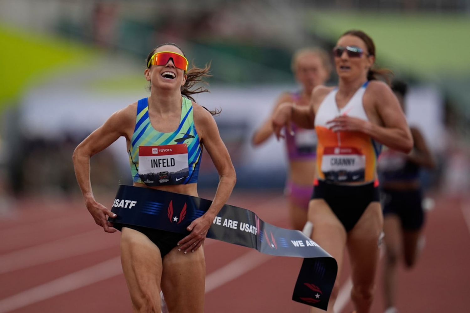 Opening day at USATF Outdoors provides fireworks, upsets in 10,000 finals