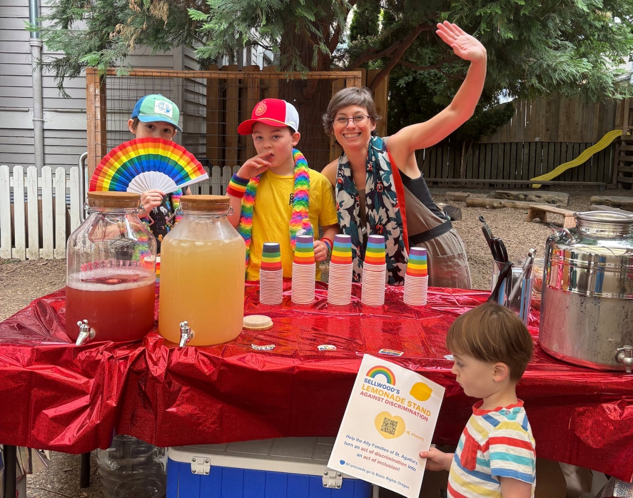 How a lemonade stand came to symbolize fight against LGBTQ+ bias at Portland Catholic school