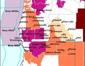 Cooling centers open across Southern Oregon, Northern California