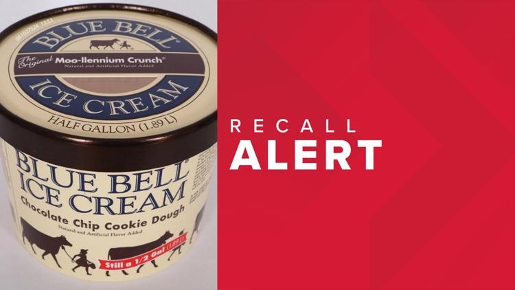 Blue Bell ice cream recalled due to packaging errors