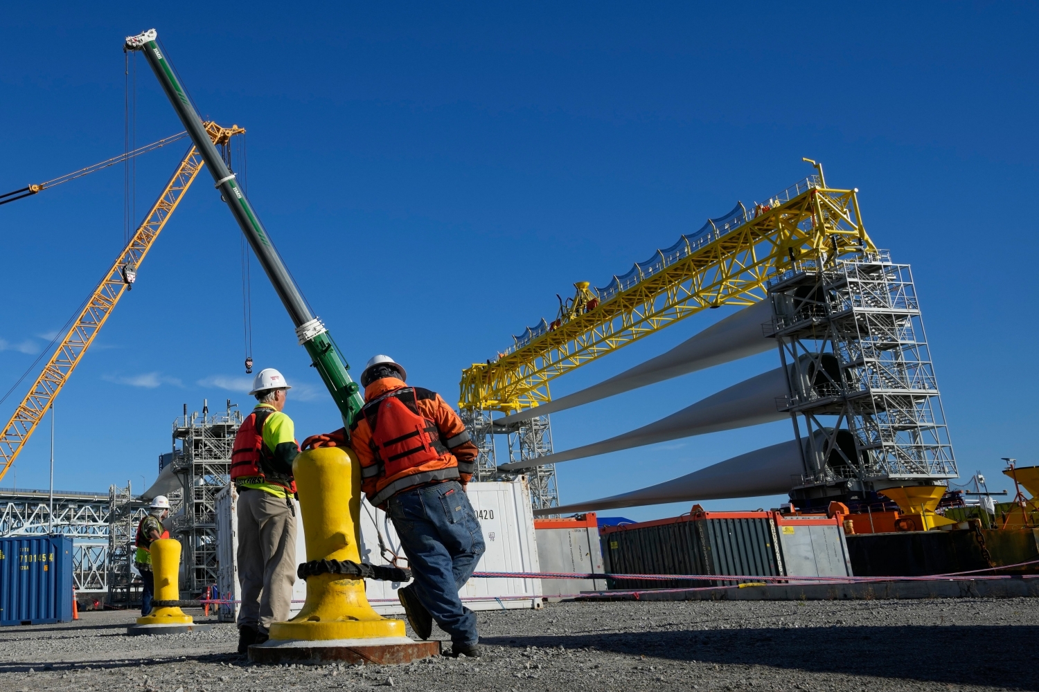 Trump administration halts work on an almost-finished wind farm