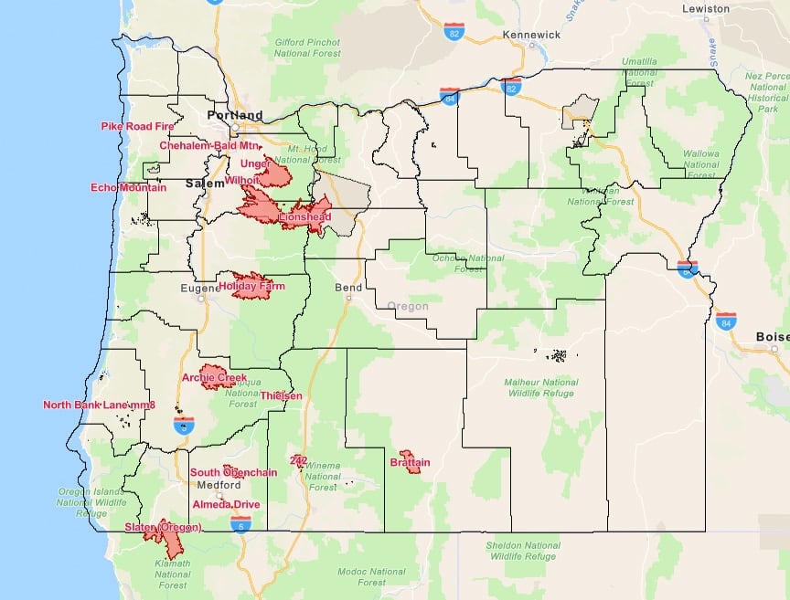 6 ways to visualize the 2020 Labor Day fires