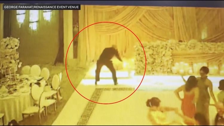Wedding heist: Man steals gift box from newlyweds at wedding ceremony