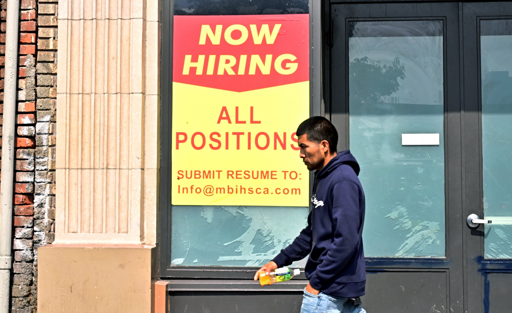 The U.S. added only 22,000 jobs last month, showing cracks in the labor market