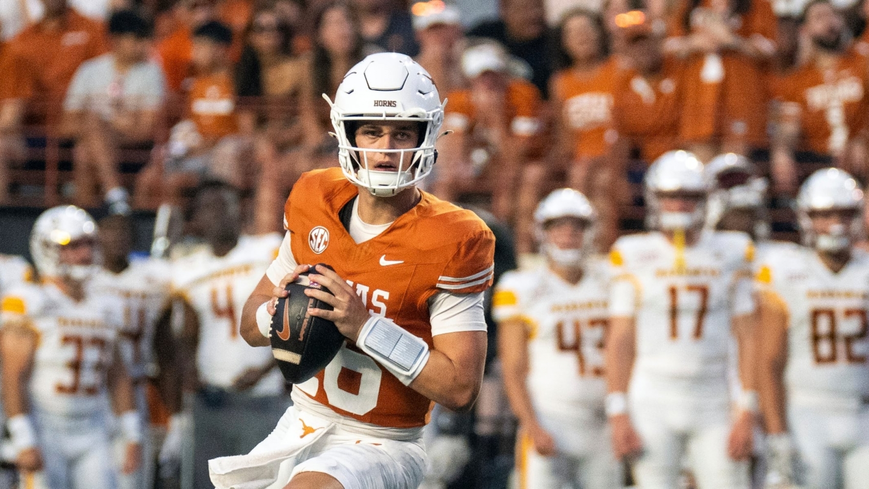 Watch Texas vs San Jose State college football streaming free today