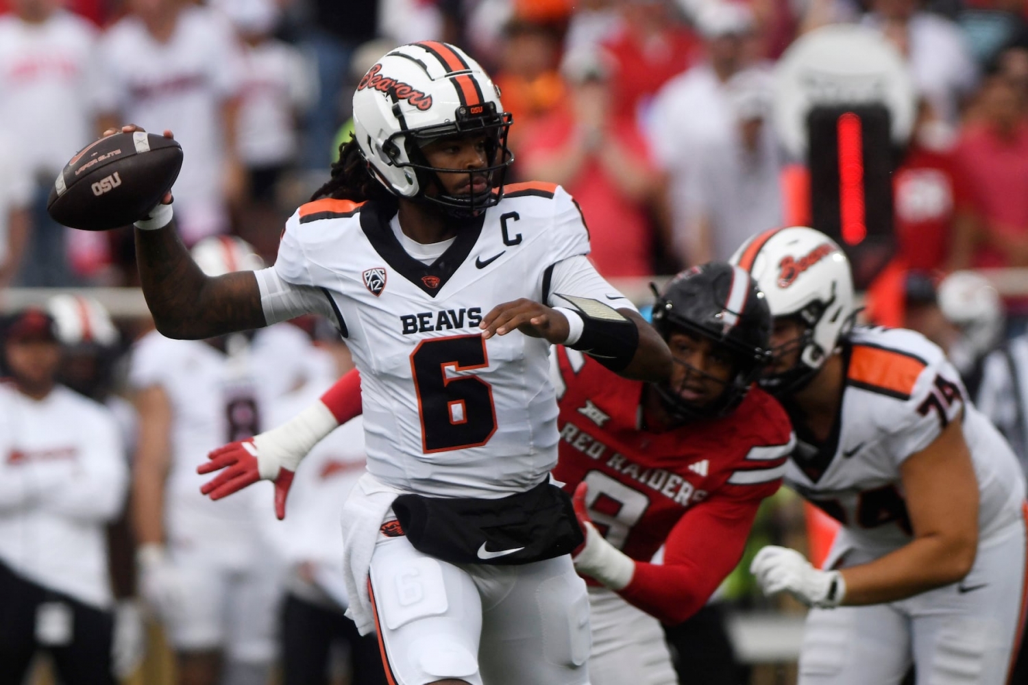 Oregon State has no answers in one-sided loss to No. 21 Texas Tech